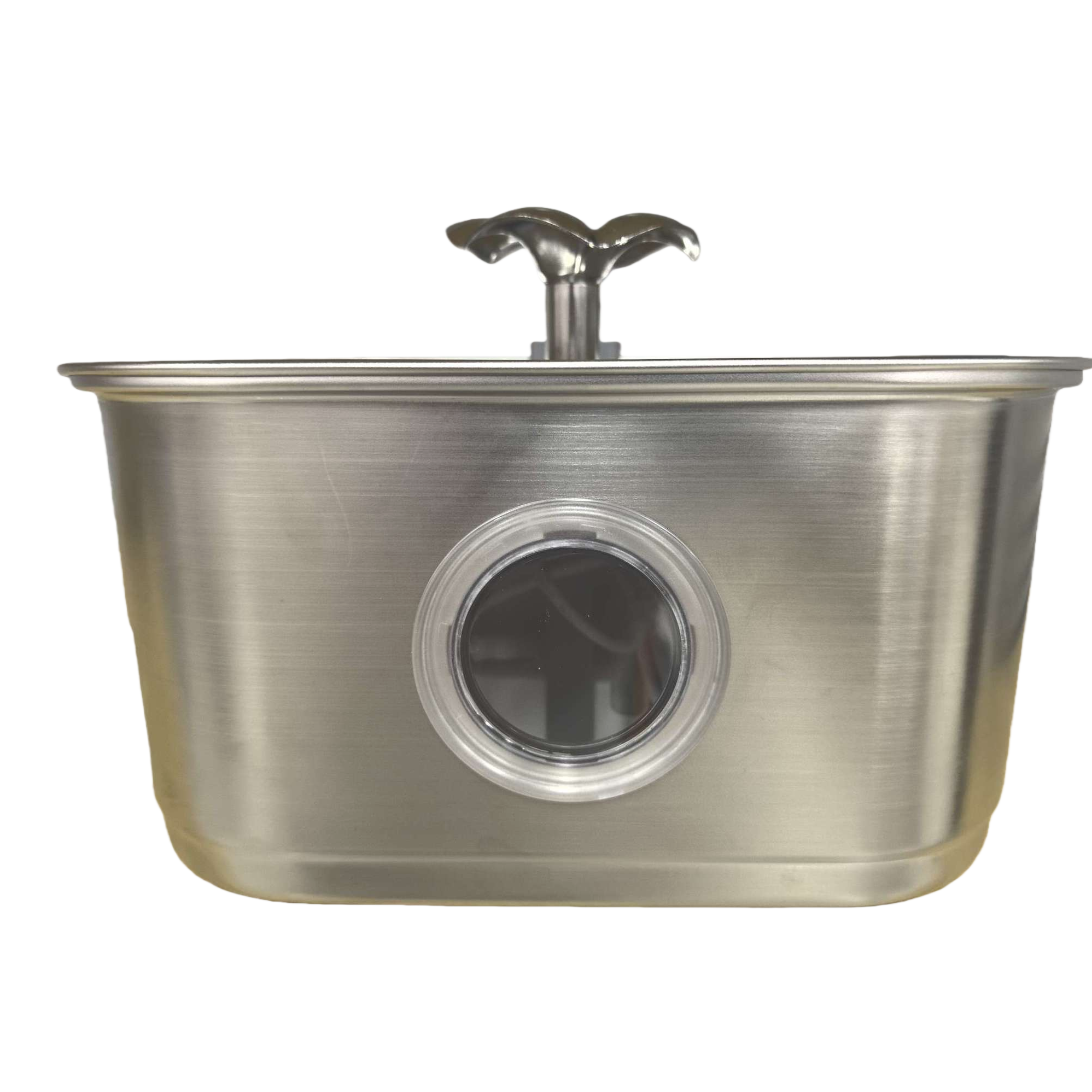 Silver stainless steel kitchen sink, single basin, large capacity, splash-proof, durable and easy to clean Item Picture