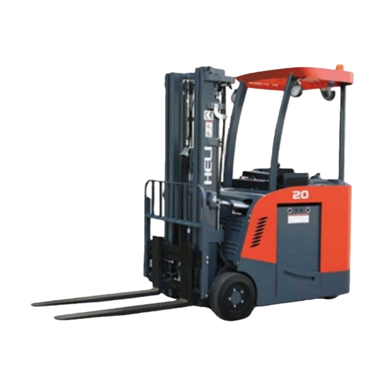 Orange and gray industrial forklift electric handling vehicle cargo handling equipment Item Picture