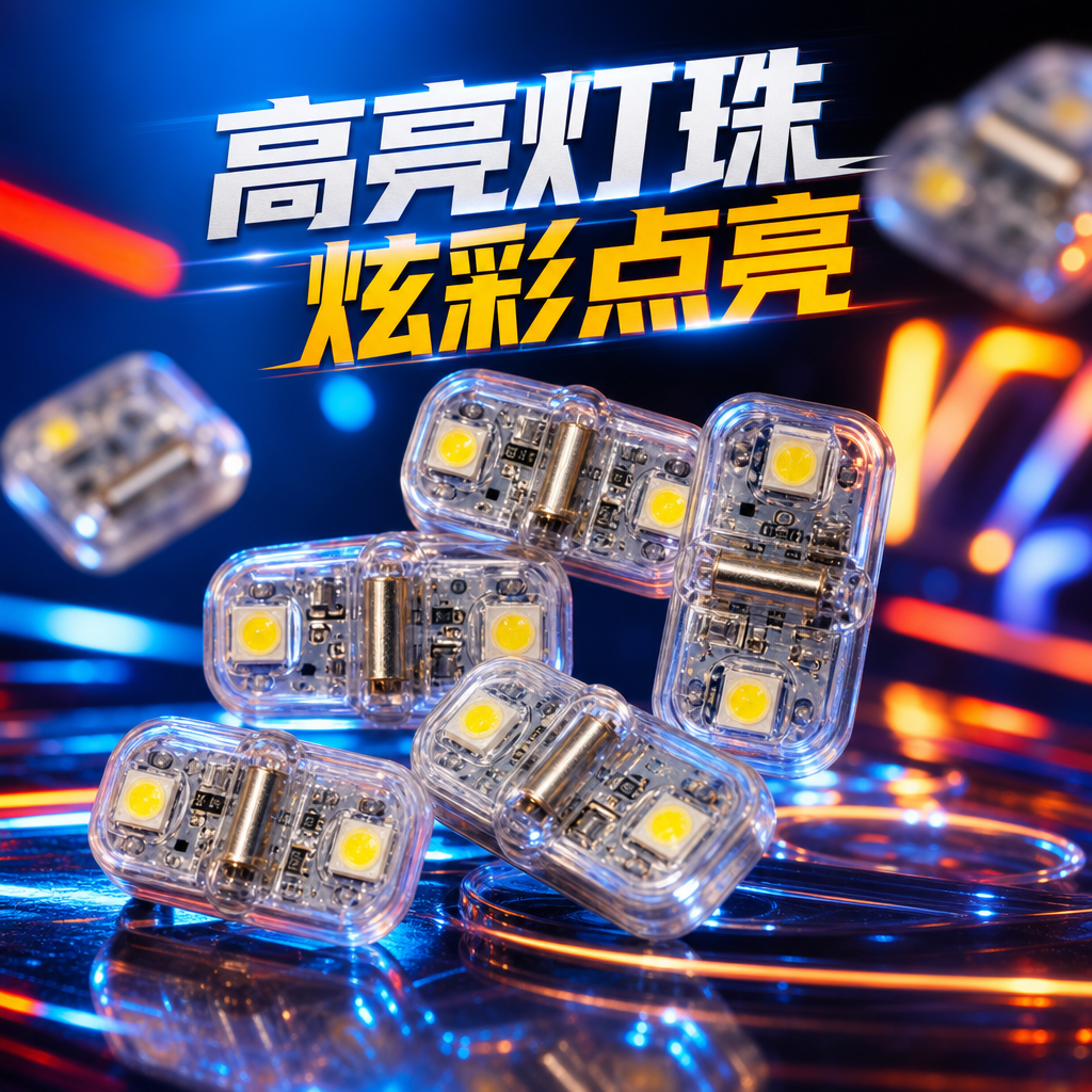透明外壳LED灯珠细节图