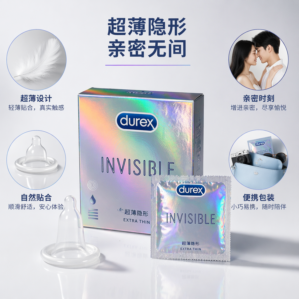 杜蕾斯多款避孕套礼盒装含Invisible Extra Safe Real Feel Thin Feel Pleasure Me