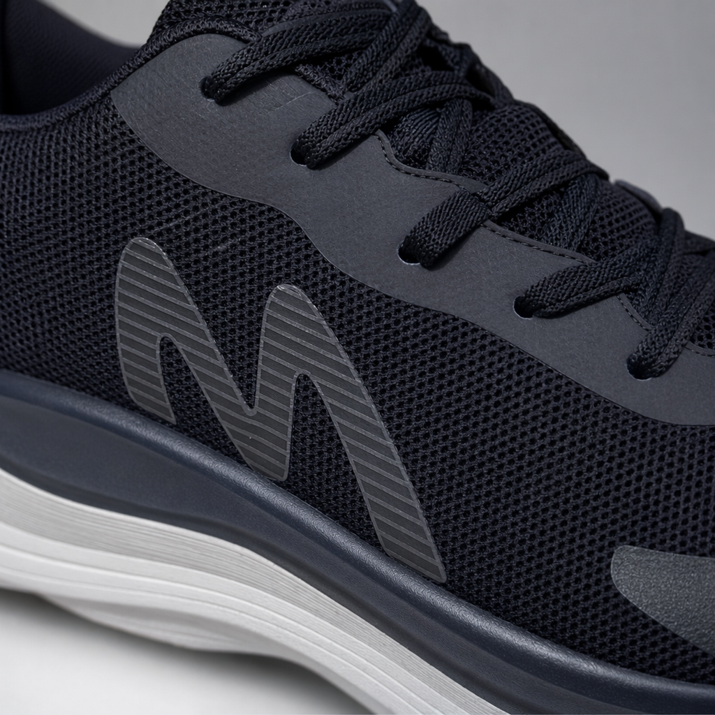 Black, grey, dark grey and military green mesh sports shoes, breathable and lightweight, unisplendour Application Scenario