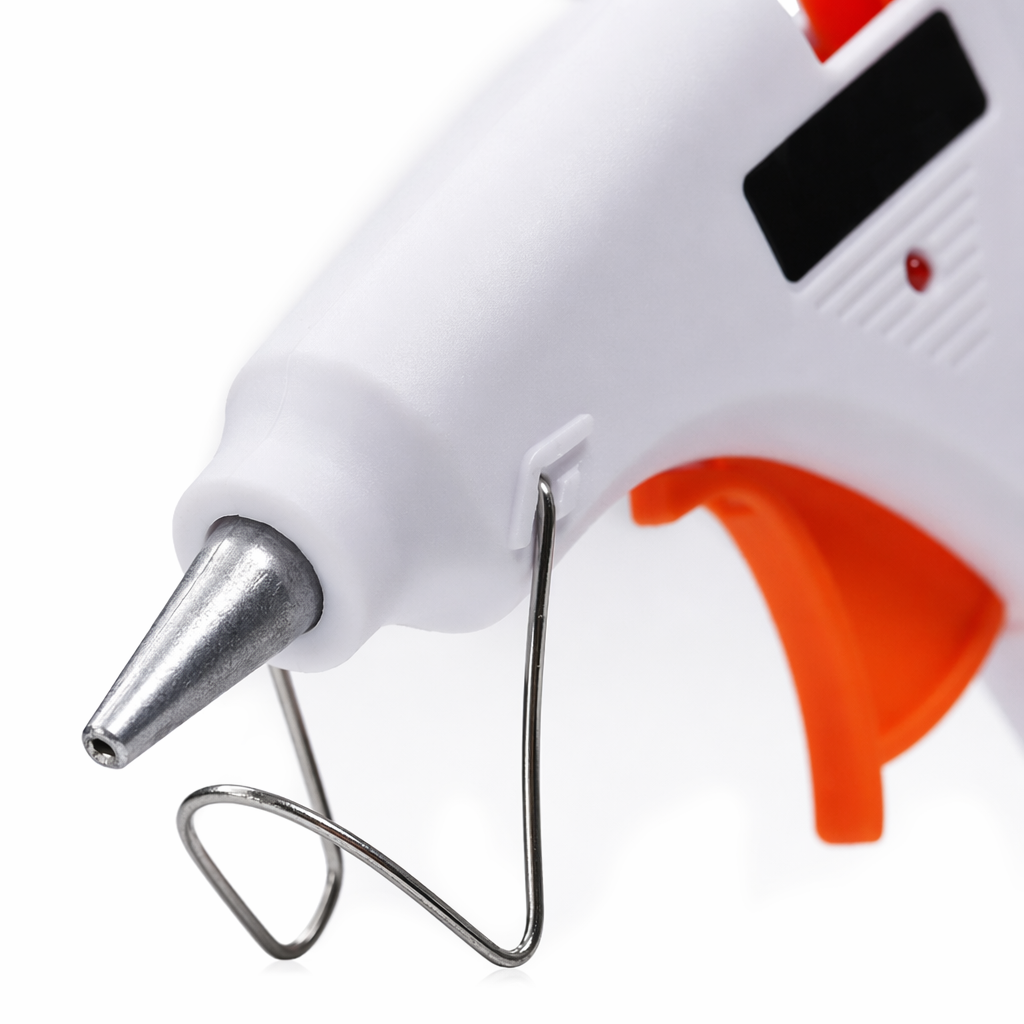 White hot melt glue gun, a handheld industrial-grade household DIY tool with rapid heating and constant temperature Application Scenario