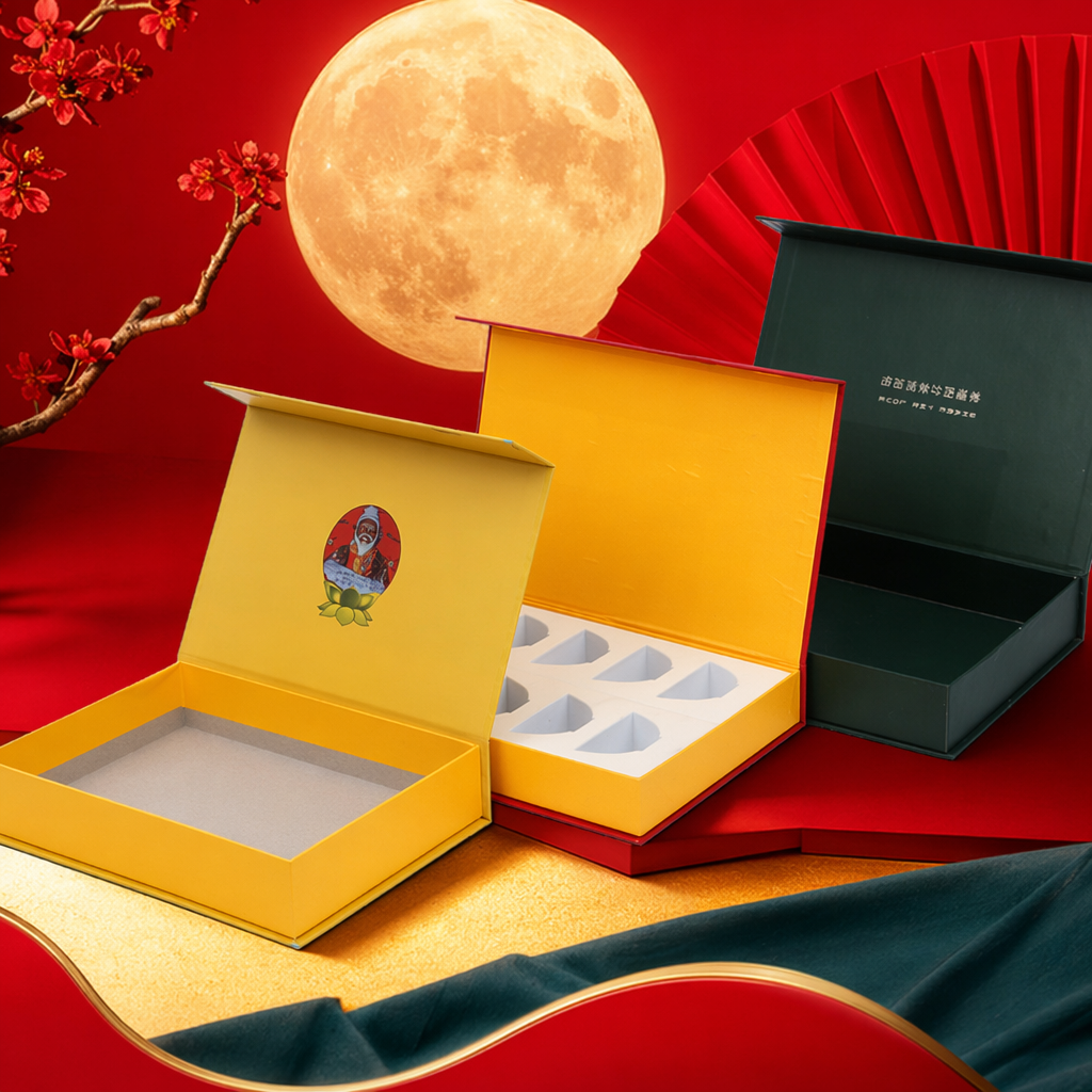 Yellow gift box, green gift box, foam-lined gift box set, universal packaging box Specification image