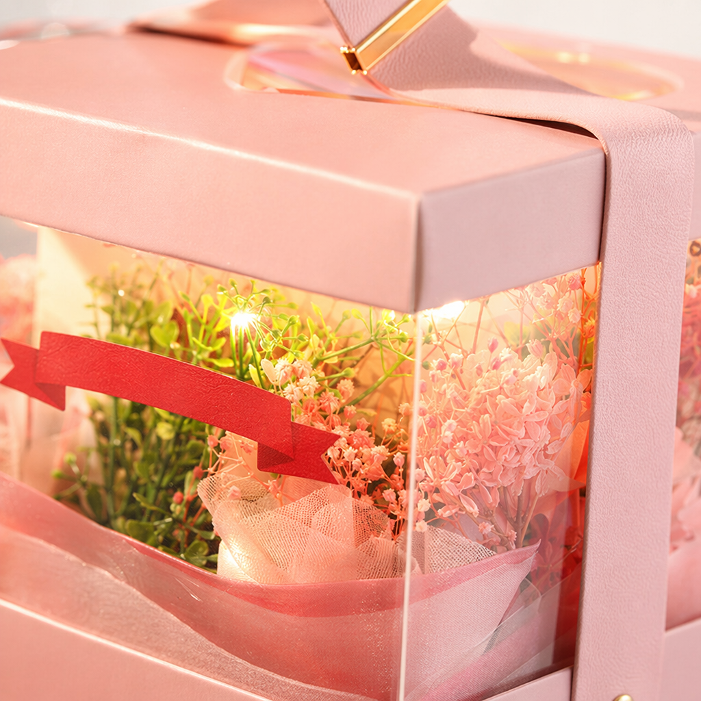 The colorful gift box is a beautiful gift packaging box with multiple colors to choose from, making it an ideal choice for giving gifts during festivals Application Scenario