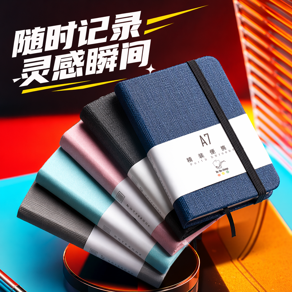 彩色笔记本+细节图