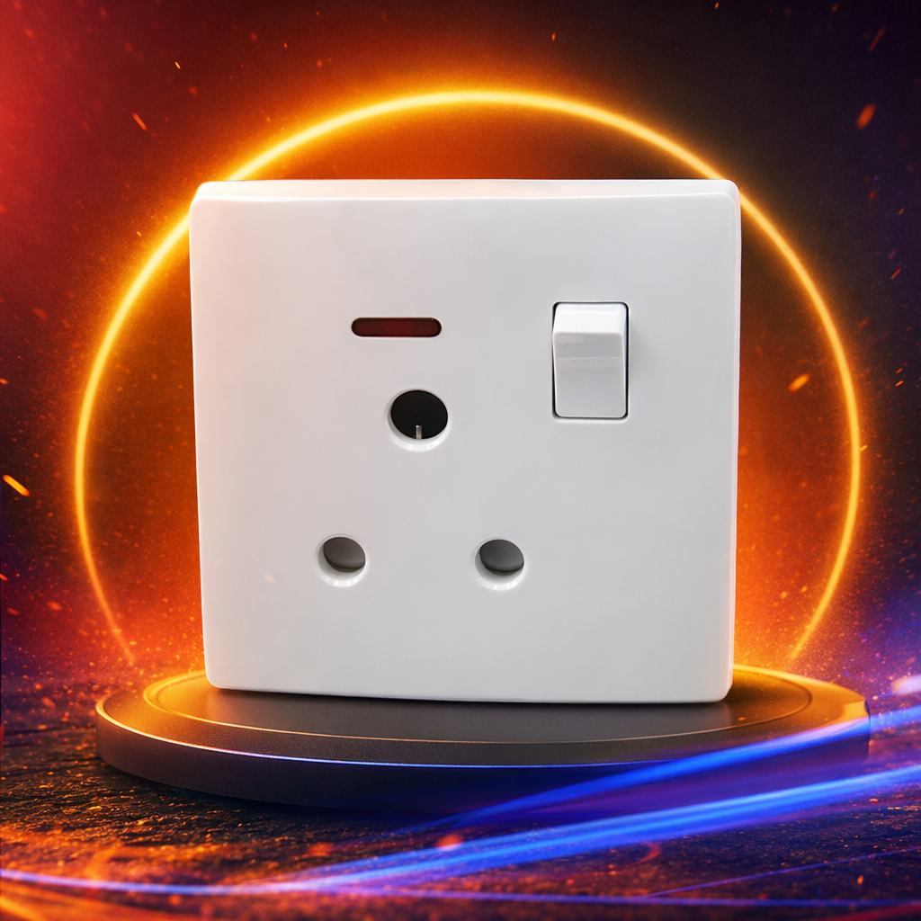The T5 white 15A socket panel and the 86-type household wall switch panel are simple, modern and pure white Specification image