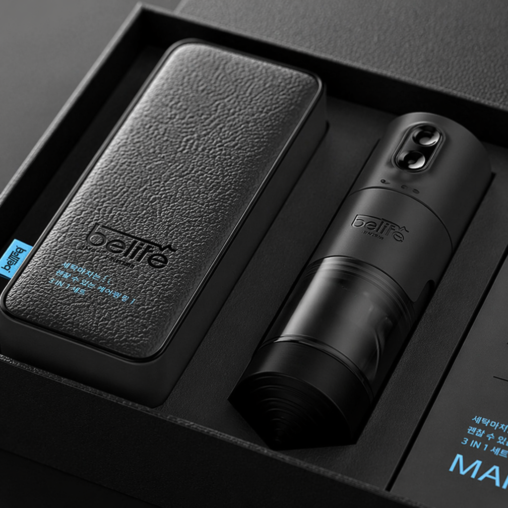 The black gift box set comes with a complete spray bottle and a square device manual, featuring a portable storage design Application Scenario