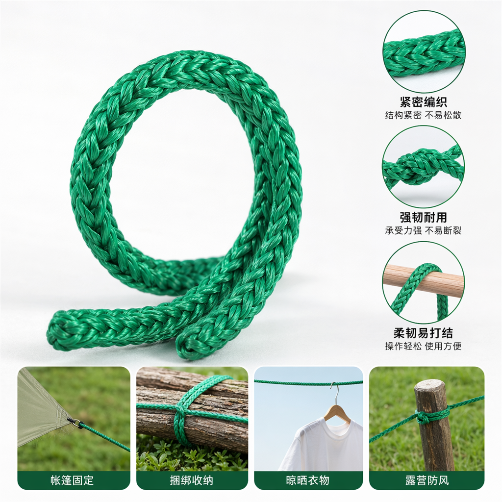 绿色编织绳 手工DIY装饰绳