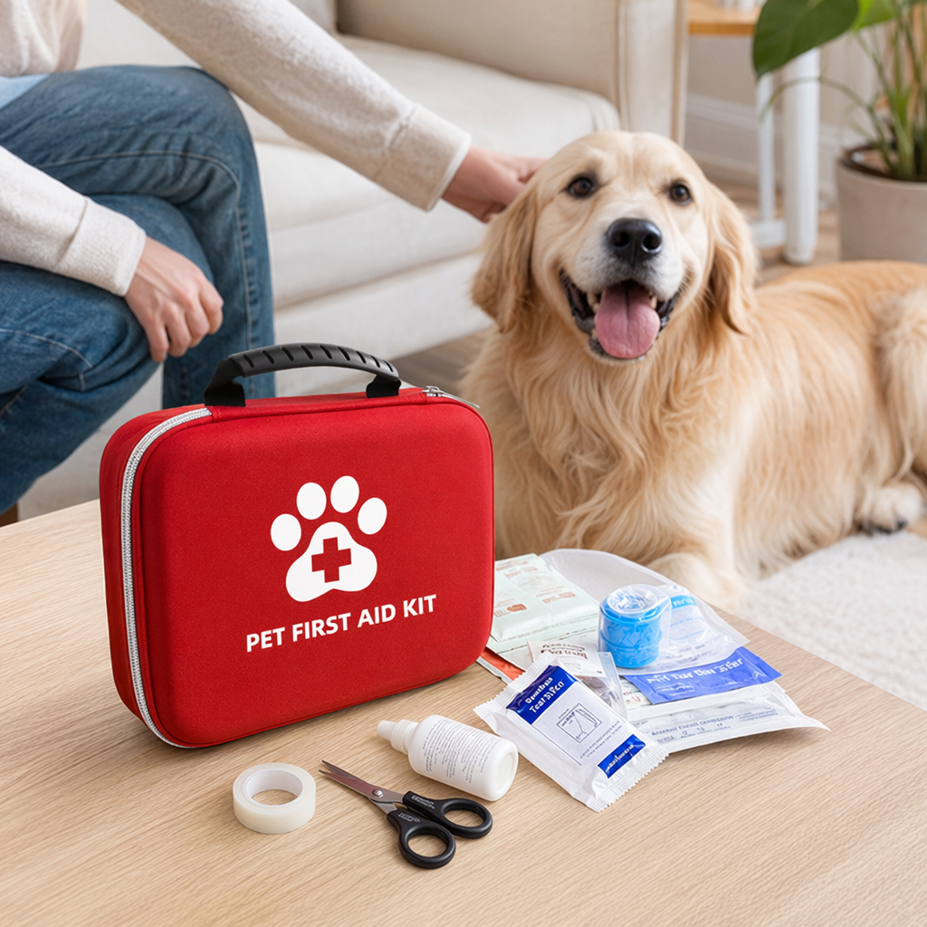 A portable outdoor home medical storage bag for first aid kits separated by black mesh bags details Picture