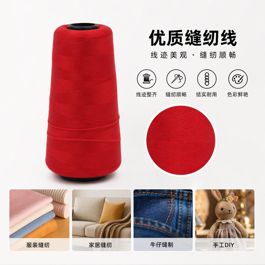 红色线轴 缝纫机专用棉线绕线器家用手工编织