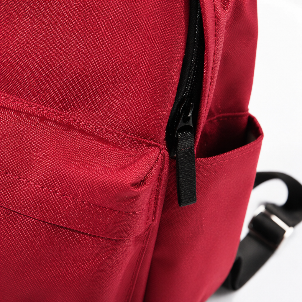 Red Oxford cloth commuting backpack, lightweight and wear-resistant, specially designed for students and office workers Application Scenario