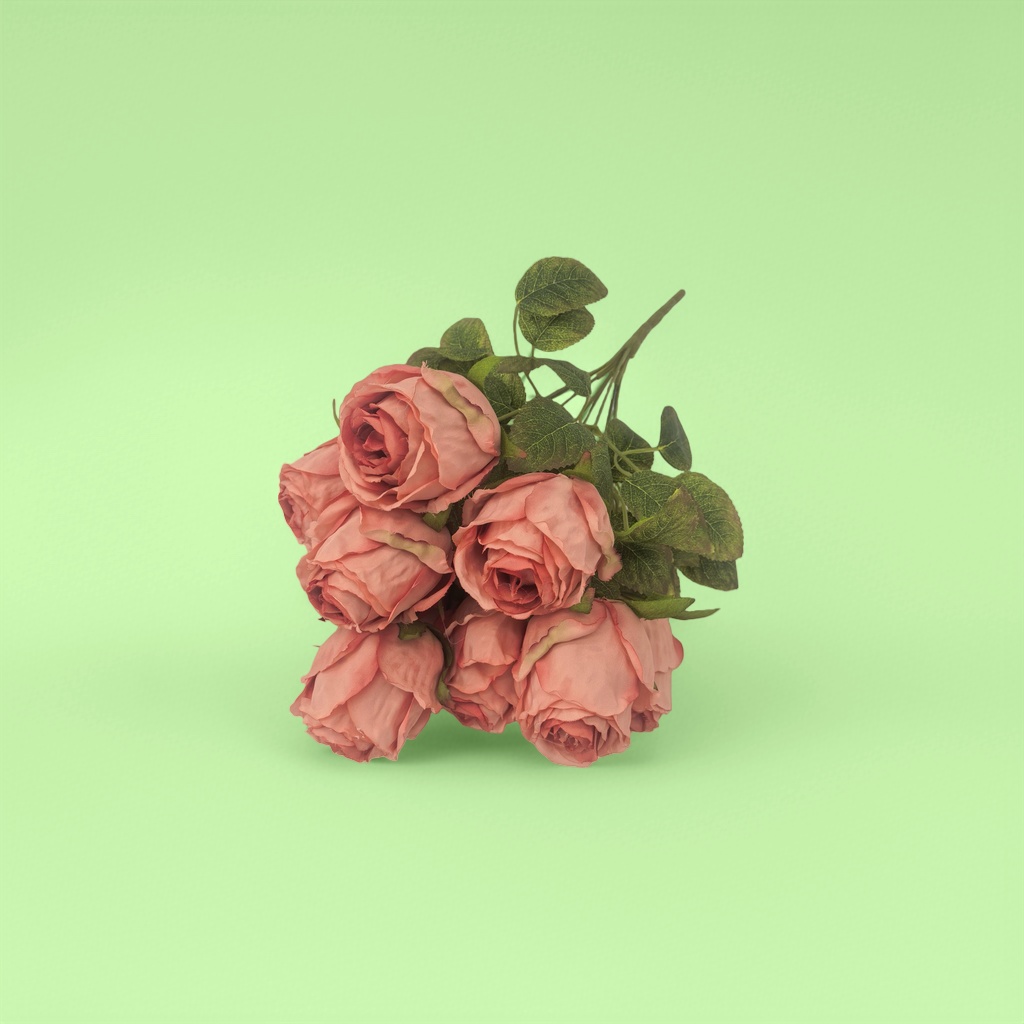 Pink rose bouquet of 9 carefully selected Ecuadorian roses for proposal and birthday flower delivery Specification image