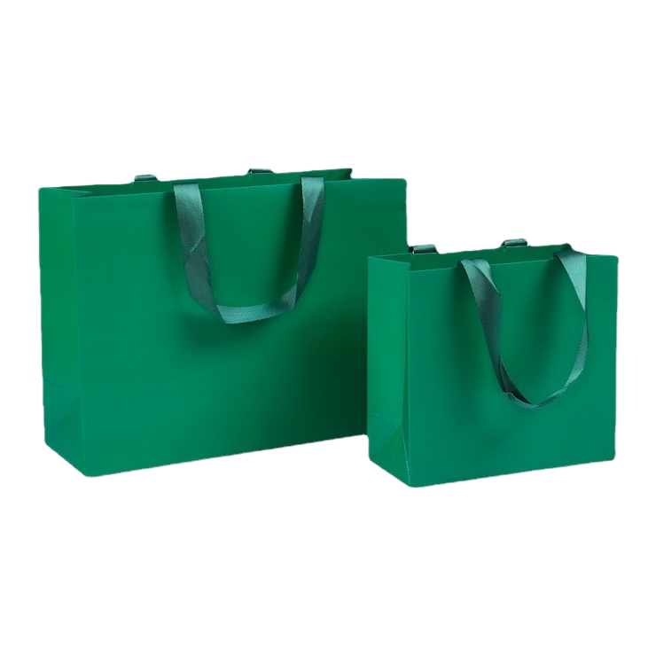 ويمكن إعادة استخدام أكياس التسوق الخضراء الخضراء في شكل أكياس محمولة كبيرة الحجم Item Picture