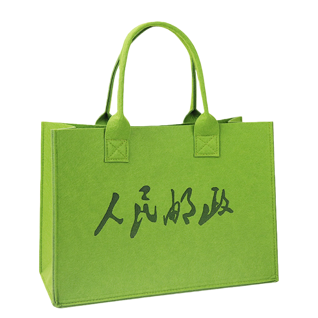 The green and environmentally friendly handbag is thickened and durable. The shopping bag is reusable and simple yet fashionable Item Picture