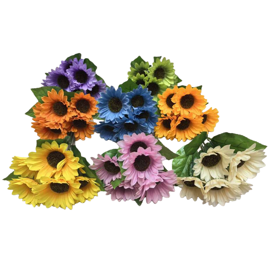Colorful sunflower bouquets, birthday gifts, Valentine's Day carnations for delivery Item Picture