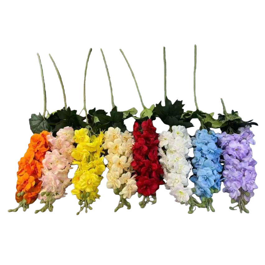 Colorful artificial flower bouquets, simulated silk flowers, large bunches for living room decoration Item Picture