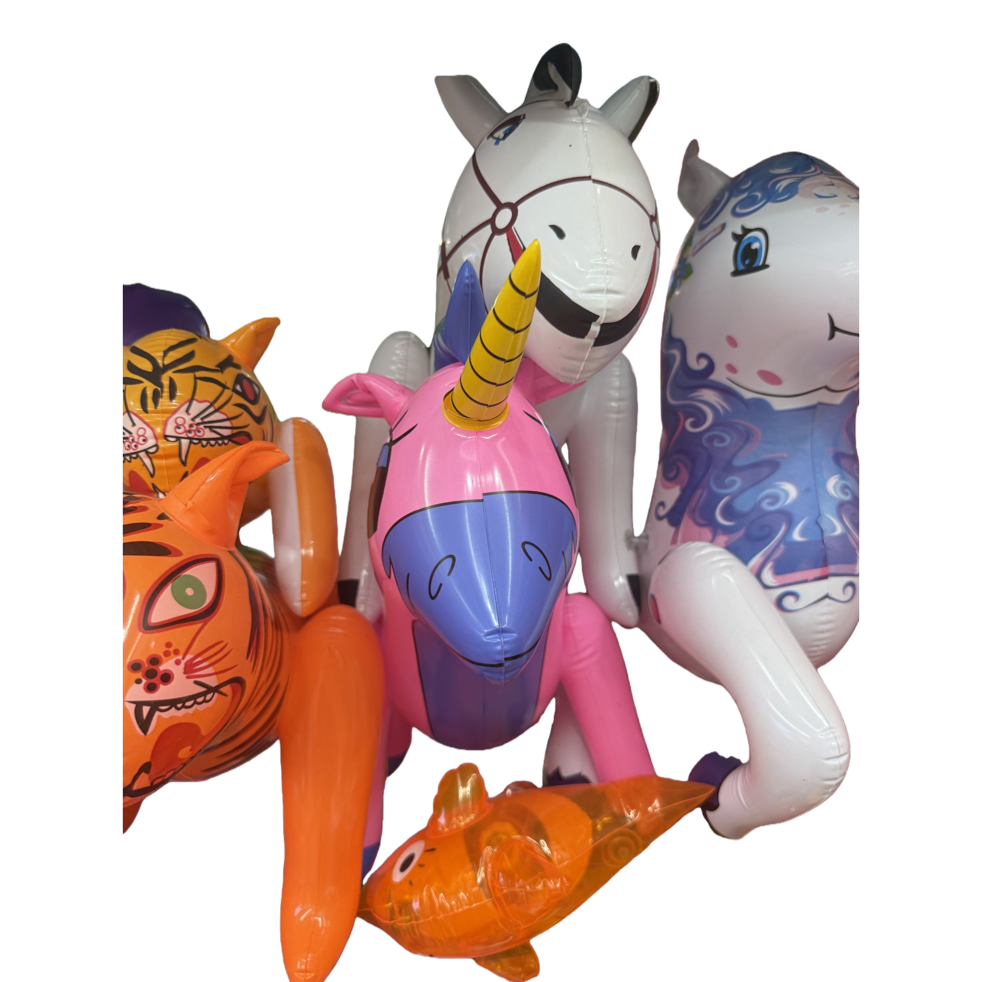 Colorful inflatable toys, children's outdoor party decoration, swimming pool floating toys Item Picture