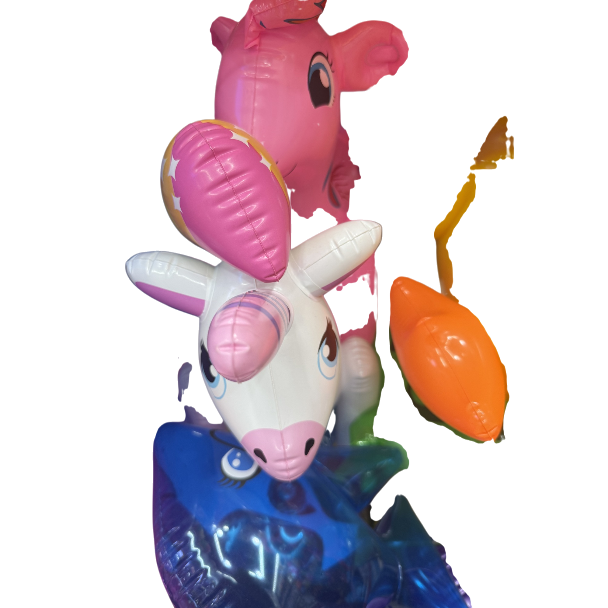 Colorful inflatable toys, children's outdoor party decoration, swimming pool floating fun Inflatable Item Picture