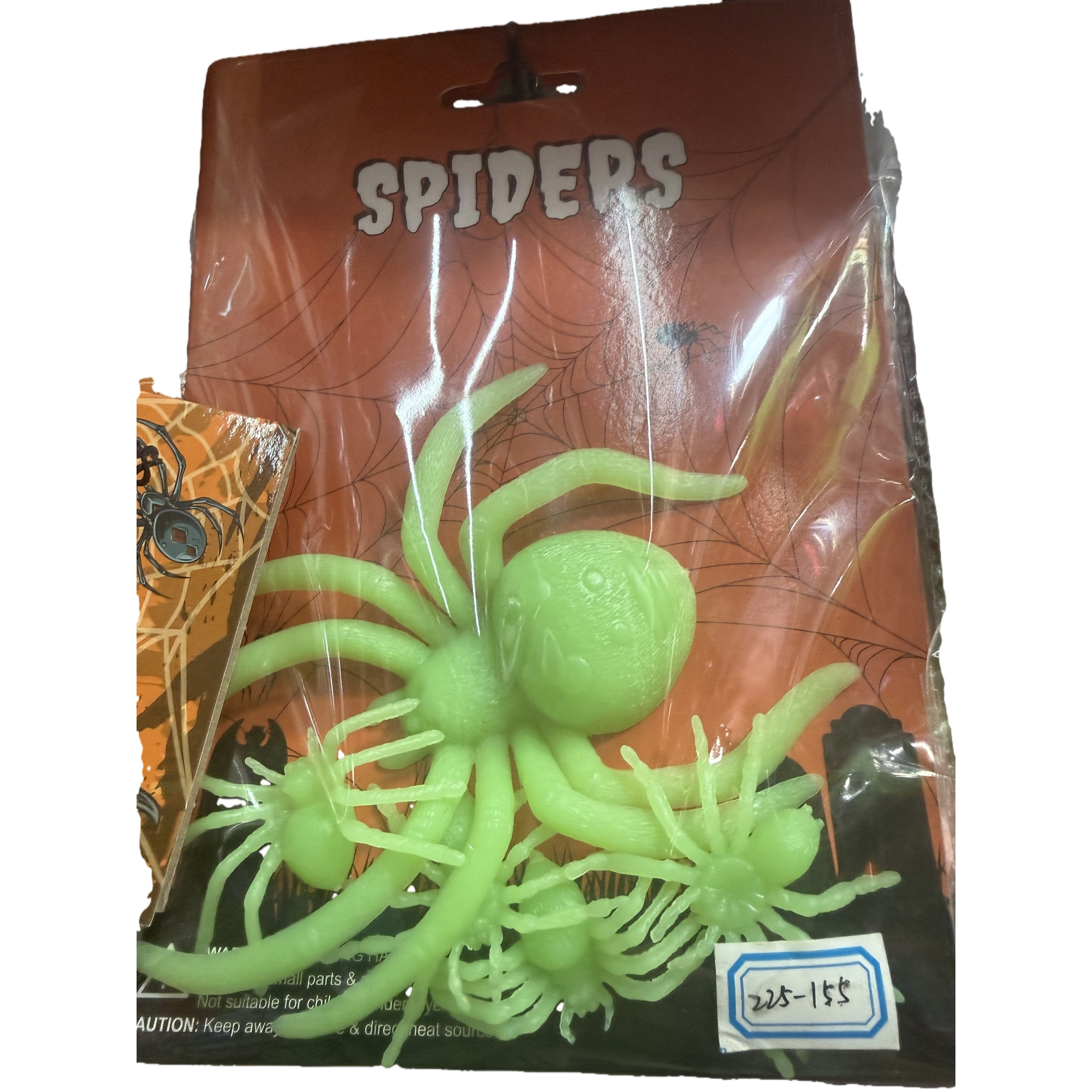 Green luminous spider decorative items, home ornaments, creative luminous small animal decor Item Picture
