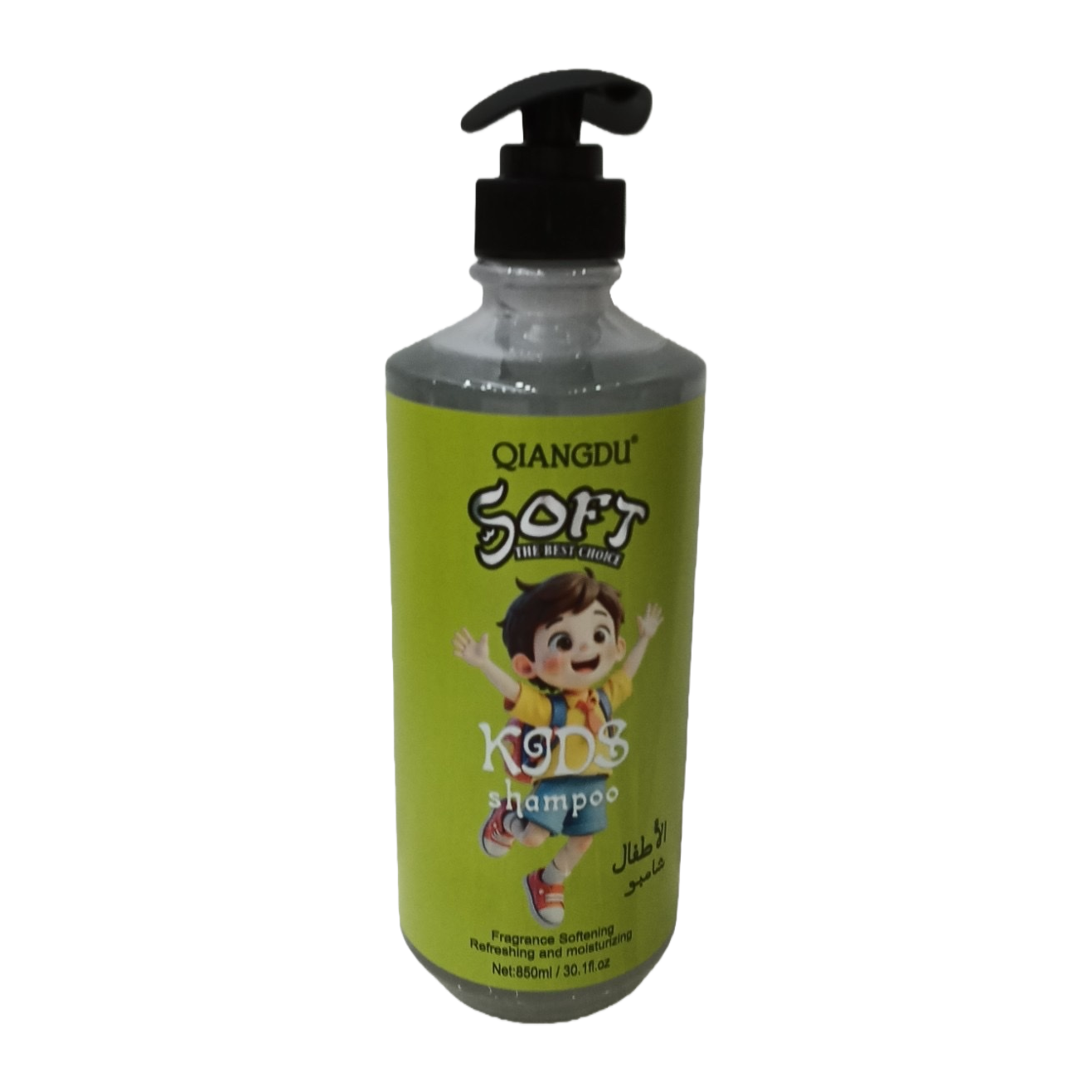 Детский шампунь qiangdud shampoo, зеленый 850 мл Application Scenario