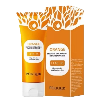 POUQUR soothing gel 润肤洁面去角质凝胶白底实物图