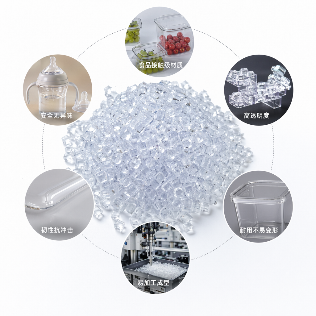 透明塑料颗粒 工业级PPPE原料 颗粒状通用型 500g