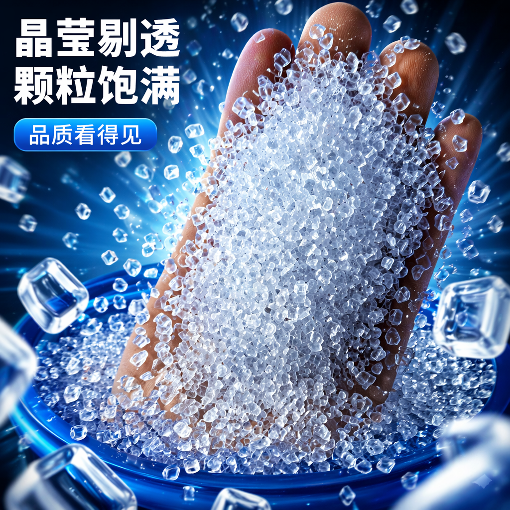 Transparent plastic granules, industrial-grade PPPE raw material, granular, general-purpose type, 500g Specification image