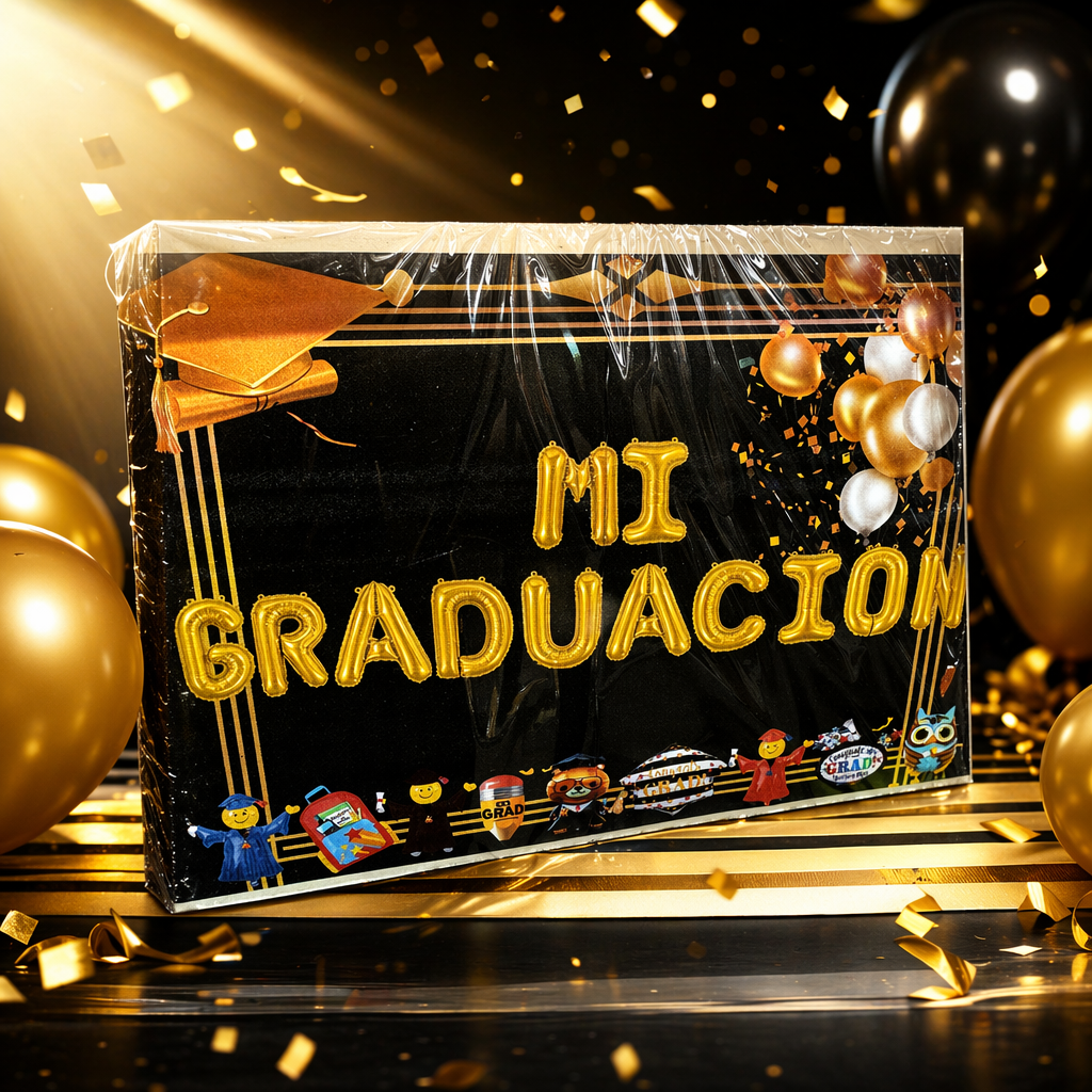 البالونات الذهبية حروف Graduuation التخرج تزيين لوازم الحزب Specification image