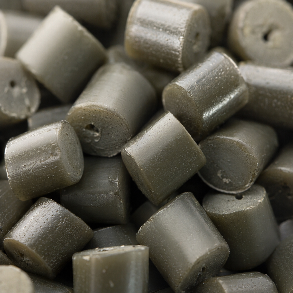 Grey granular plastic particles PP polypropylene industrial raw materials, 25 kilograms in bags Application Scenario