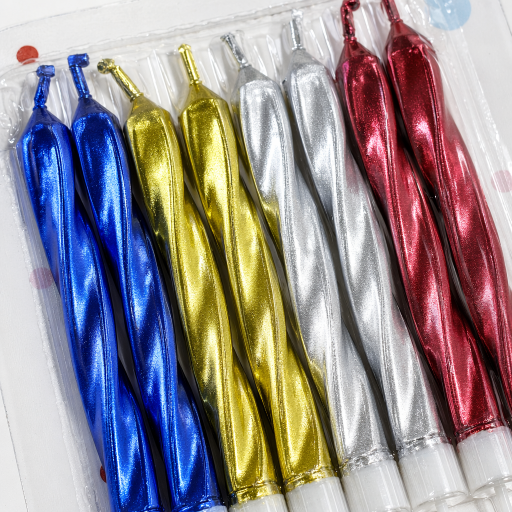 Colorful spiral candle gift box set, festive decoration home scented candle set Application Scenario