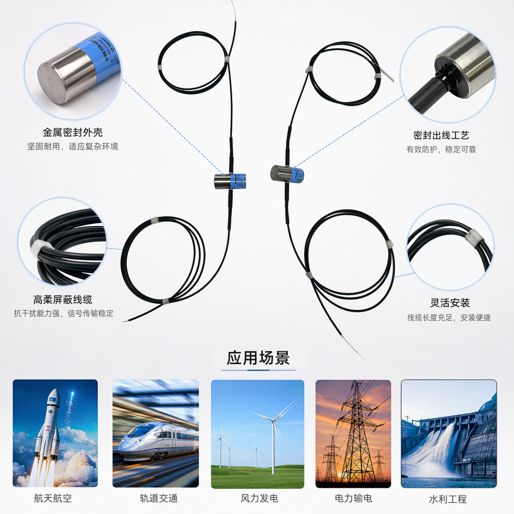 银色圆柱传感器 工业级光电接近开关 金属外壳防水