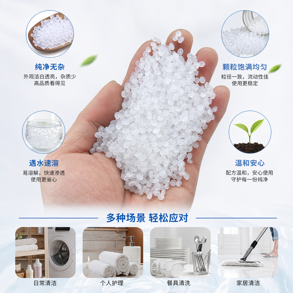 白色颗粒状塑料粒子 通用工程塑料原料 PP PE PVC材质可定制
