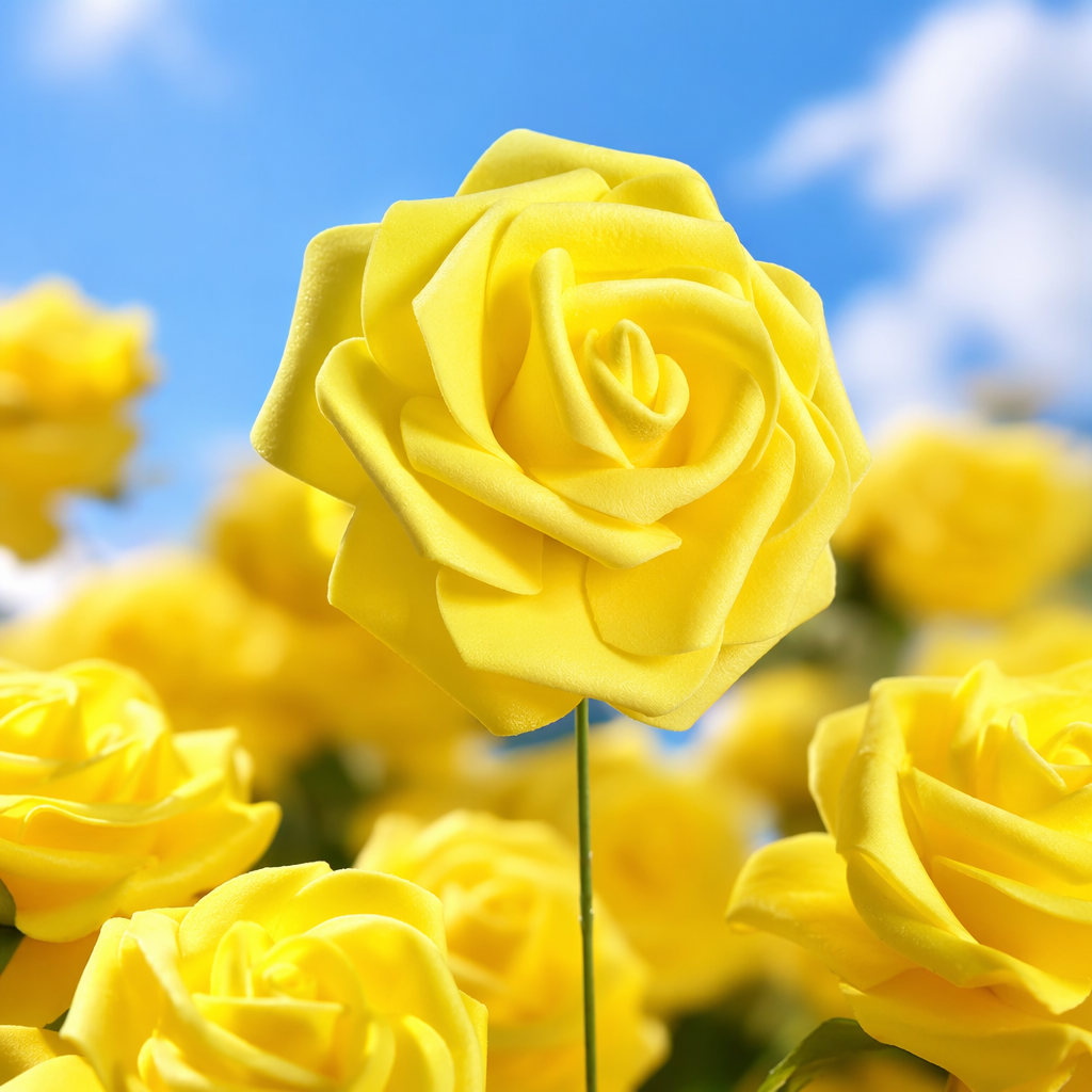 The yellow foam rose-scented body wash has fine foam, a long-lasting fragrance, and is gentle and clean Specification image