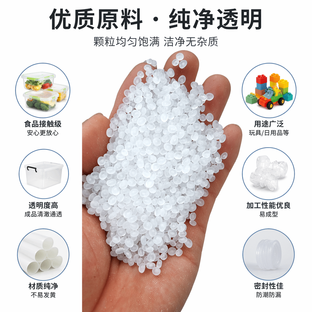 White granular plastic particle general-purpose PPPE raw material, industrial use, 25kg bag