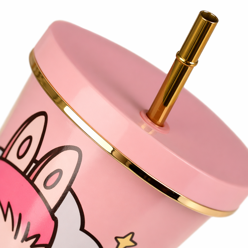 Color cartoon insulated cup 350ml stainless steel vacuum insulated children's water cup Application Scenario