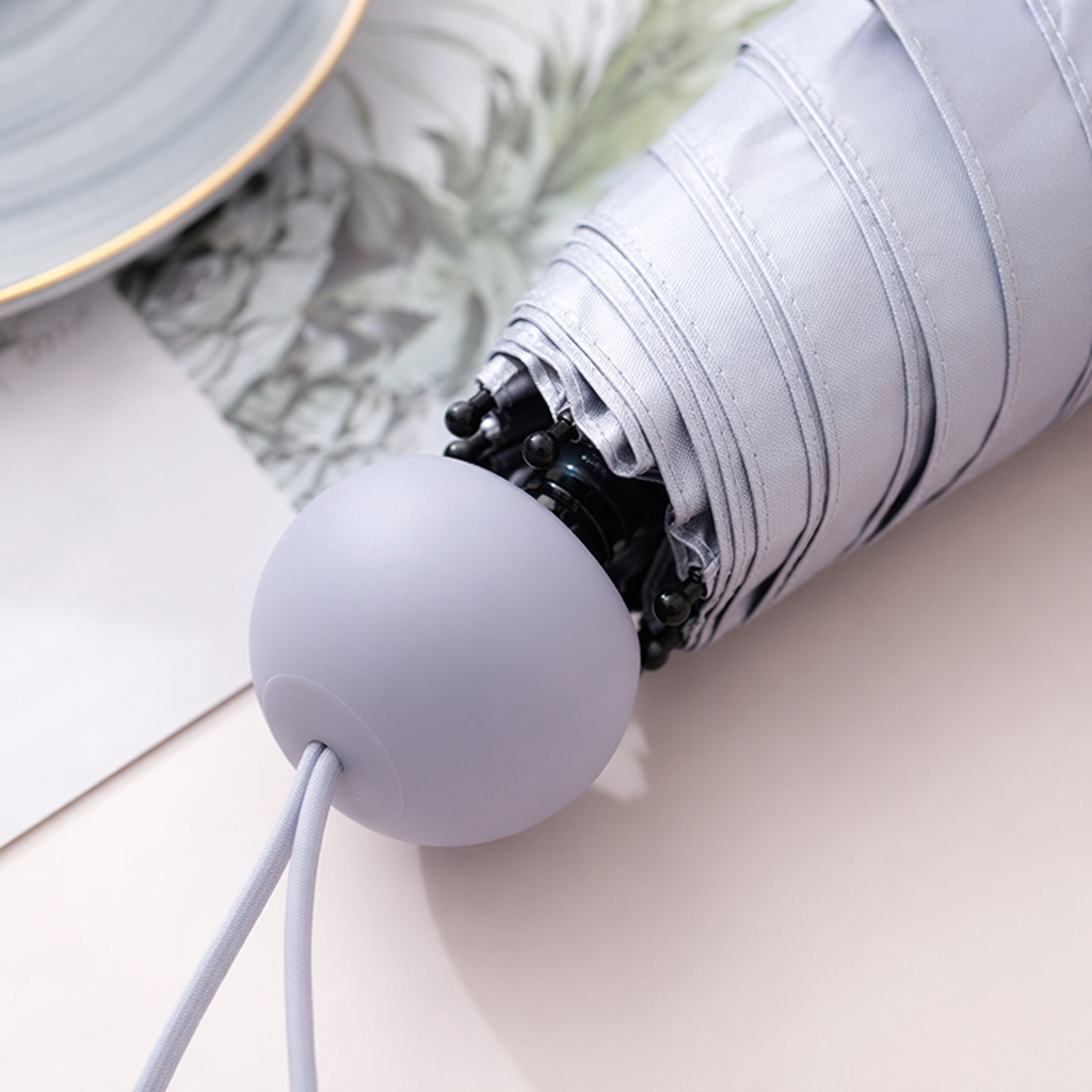 Smoky-gray blue all-weather automatic umbrella, waterproof, sun-proof, lightweight folding umbrella Application Scenario