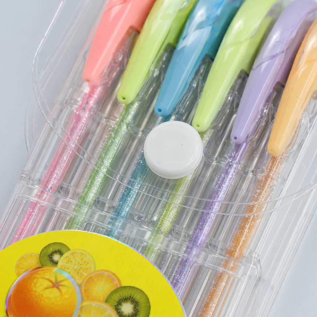 Colored fruit-scented Gel ink pen set Application Scenario