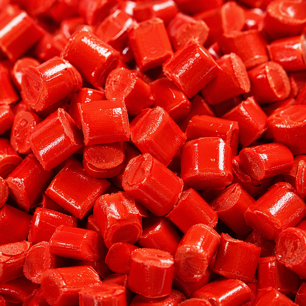 Red granular plastic raw material, general-purpose PP polypropylene granules, specially designed for industrial injection molding Application Scenario