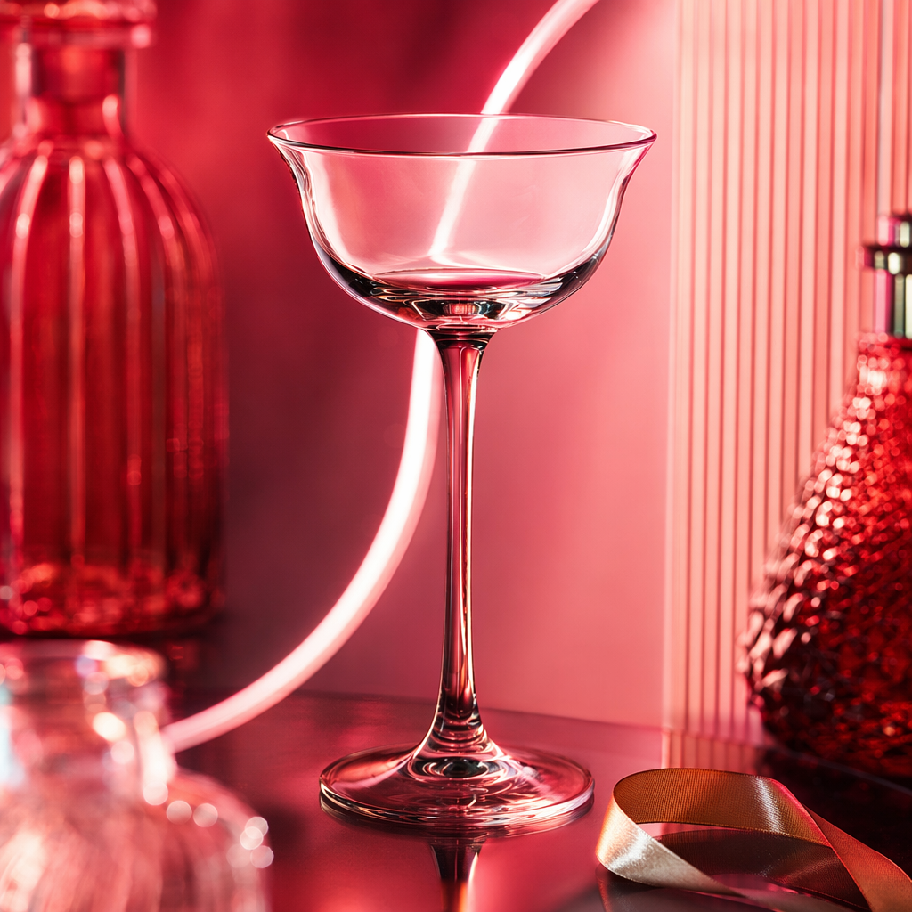 Transparent tall glass glass, high-quality glass material, banquet red wine water cup, household universal type Specification image