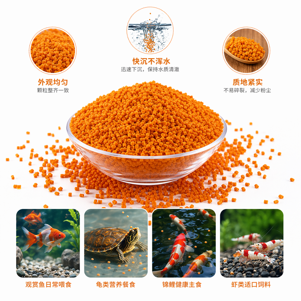 Orange granular plastic particles, general-purpose grade PP polypropylene raw material, 25kg per bag