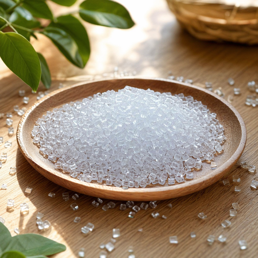 Transparent plastic granules, industrial-grade PPPE raw materials, environmentally friendly, non-toxic, general-purpose granules details Picture