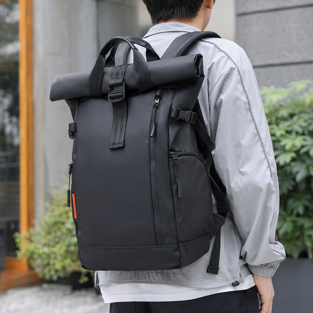 A thickened, wear-resistant and large-capacity student backpack for commuting and travel details Picture
