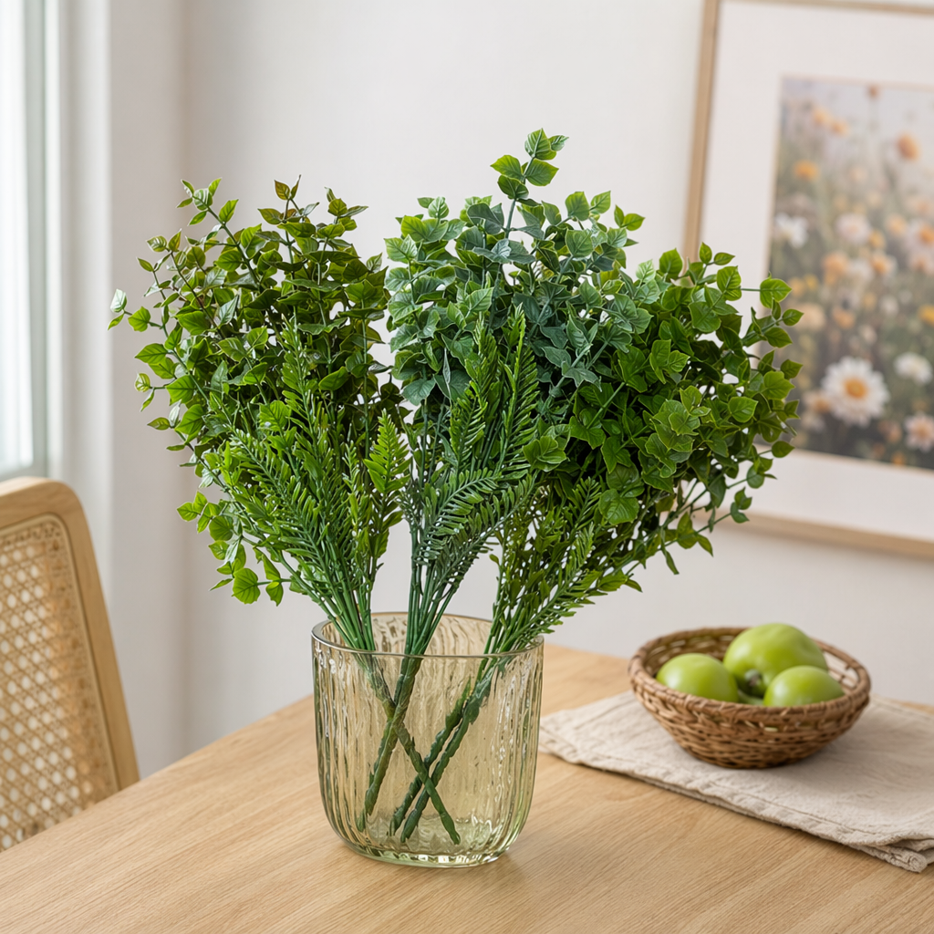 绿色人造植物枝条产品图