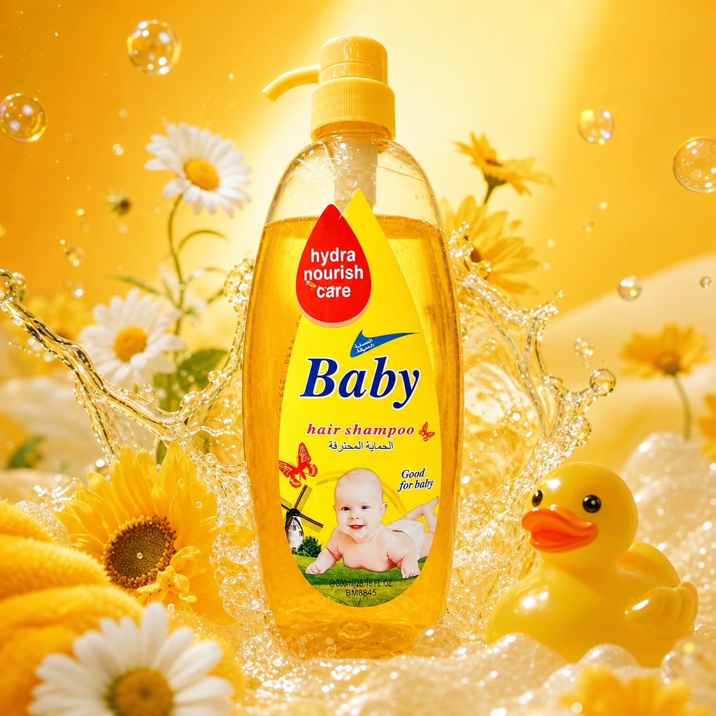 baby shampoo 宝宝洗发水500ml温和柔顺可带压泵细节图
