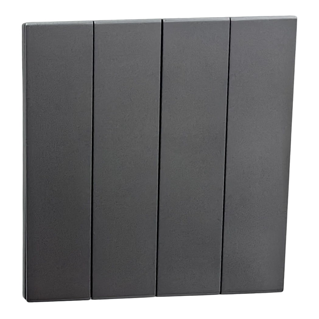 T6 grey four-way switch panel household wall switch, simple and modern, exclusively for export Item Picture