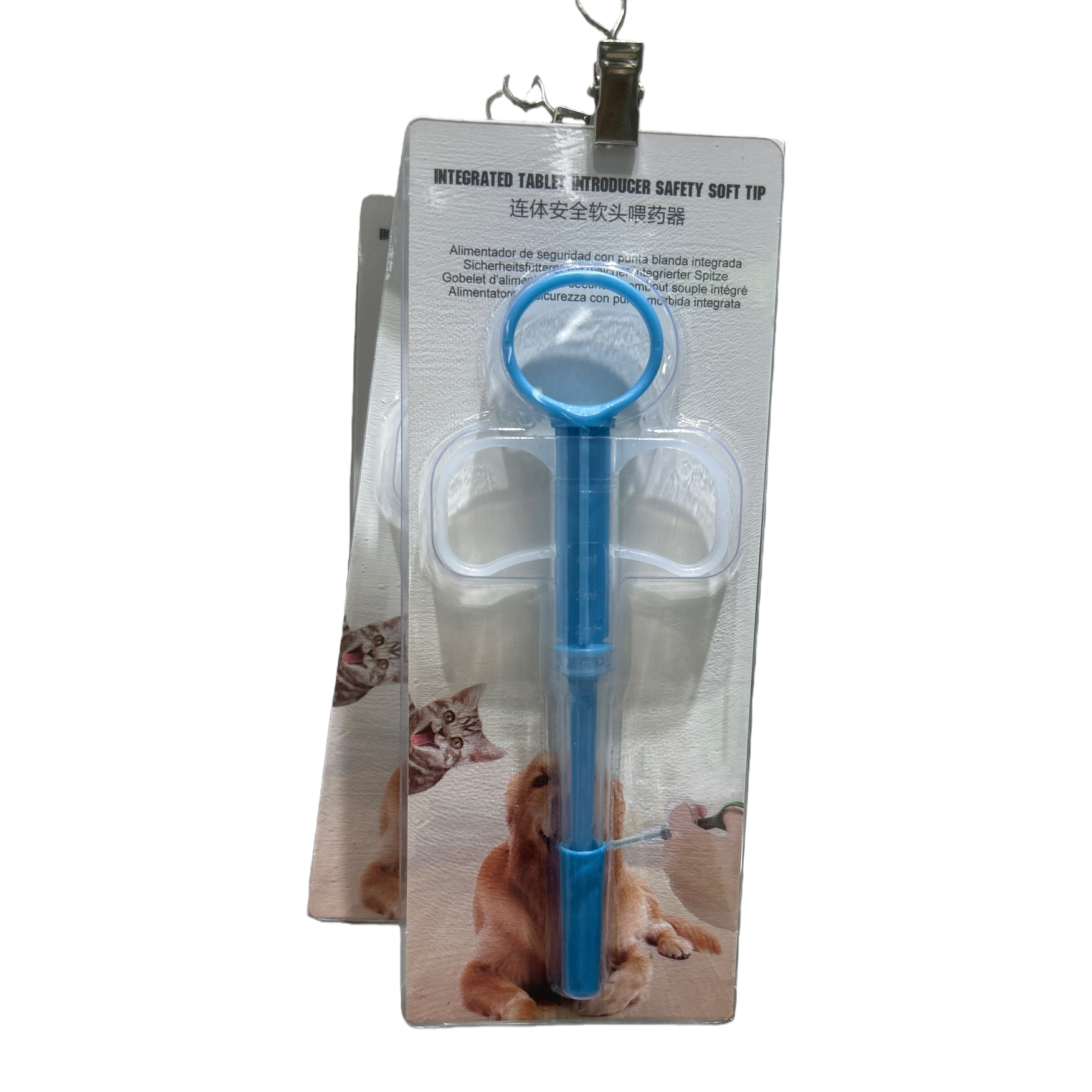 The blue baby feeder, made of medical silicone, is safe, non-toxic and has precise scales Item Picture