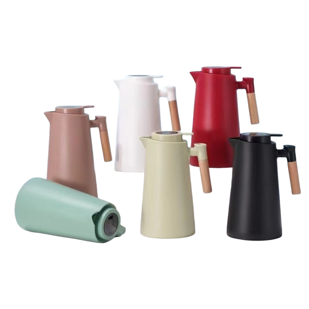 Colorful insulated kettle, stainless steel vacuum cold and heat preservation, 1L large capacity, portable for household use Item Picture