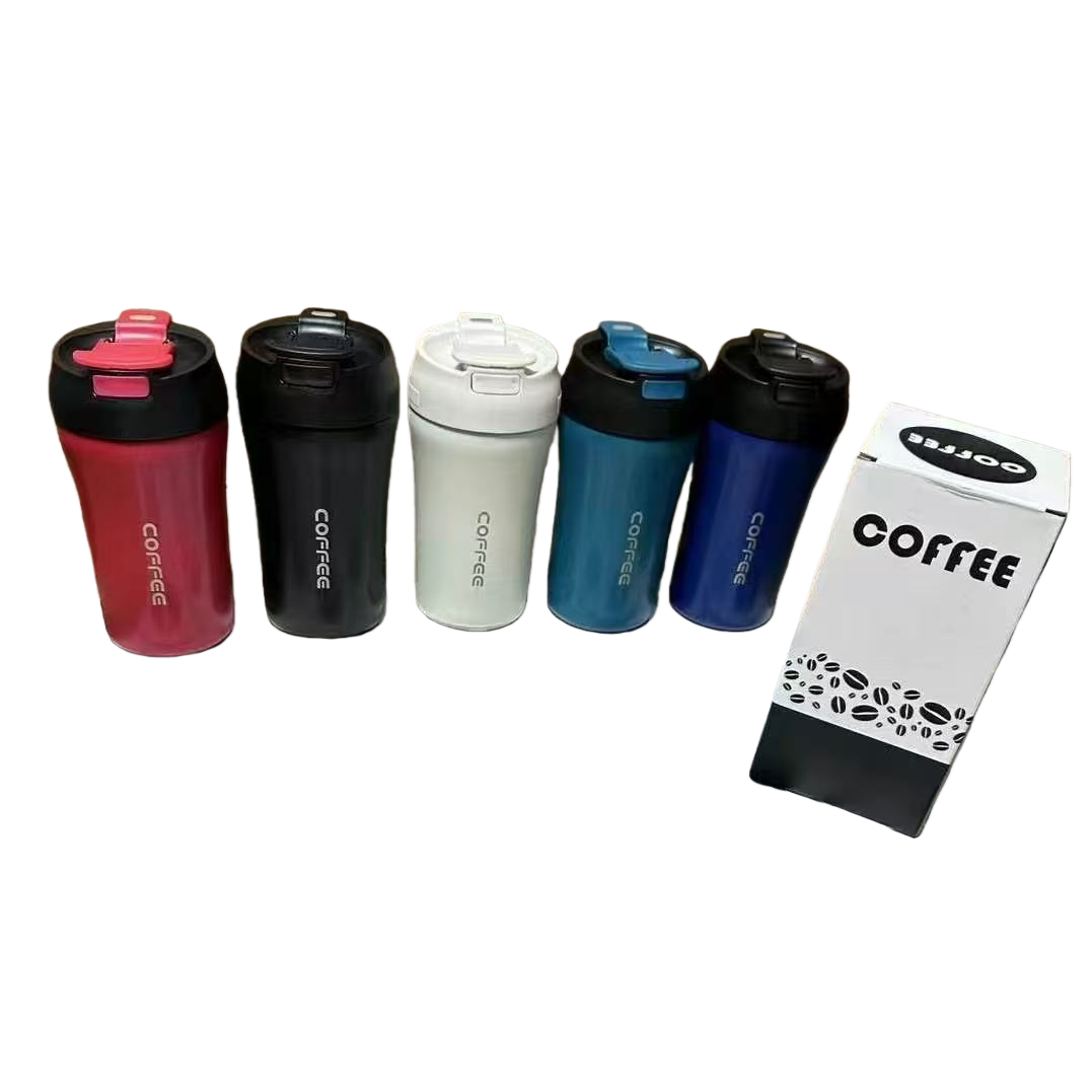 Five-color gradient insulated cup, 316 medical-grade stainless steel vacuum insulated office water cup Item Picture