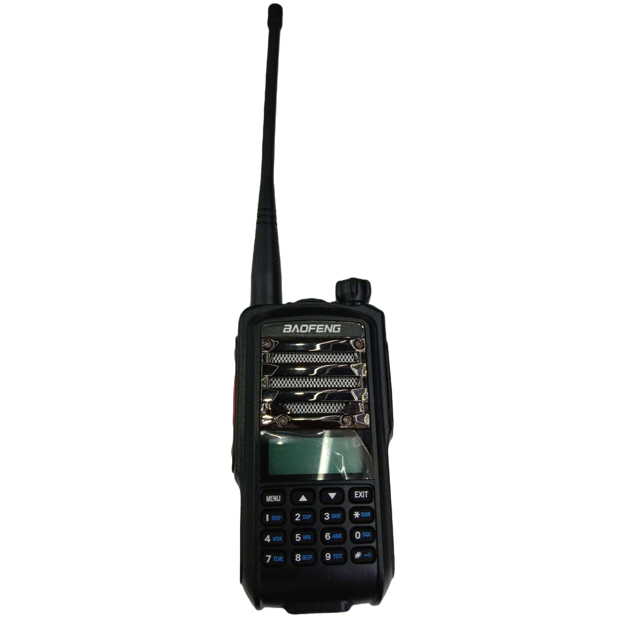 The Baofeng BF-E51 black walkie-talkie is a professional wireless communication device that is waterproof, shockproof and has a long battery life Item Picture
