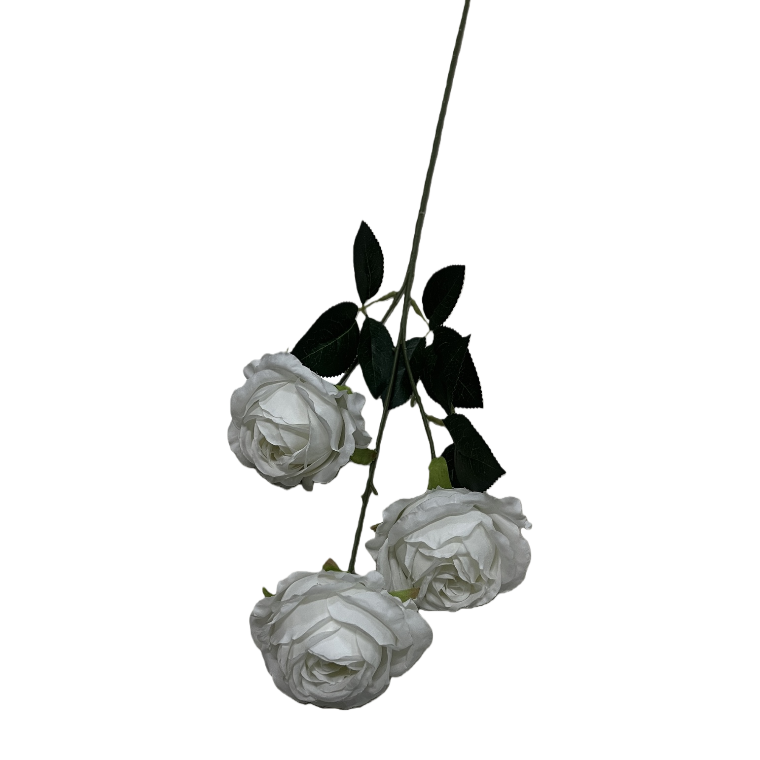 A white artificial rose bouquet simulating preserved flowers for wedding decoration and living room ornaments Item Picture